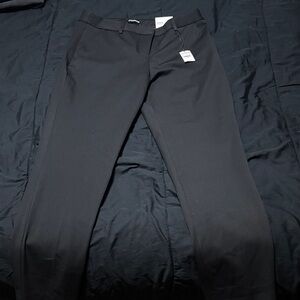 Express Men's Black Dress Pants - Slim Fit